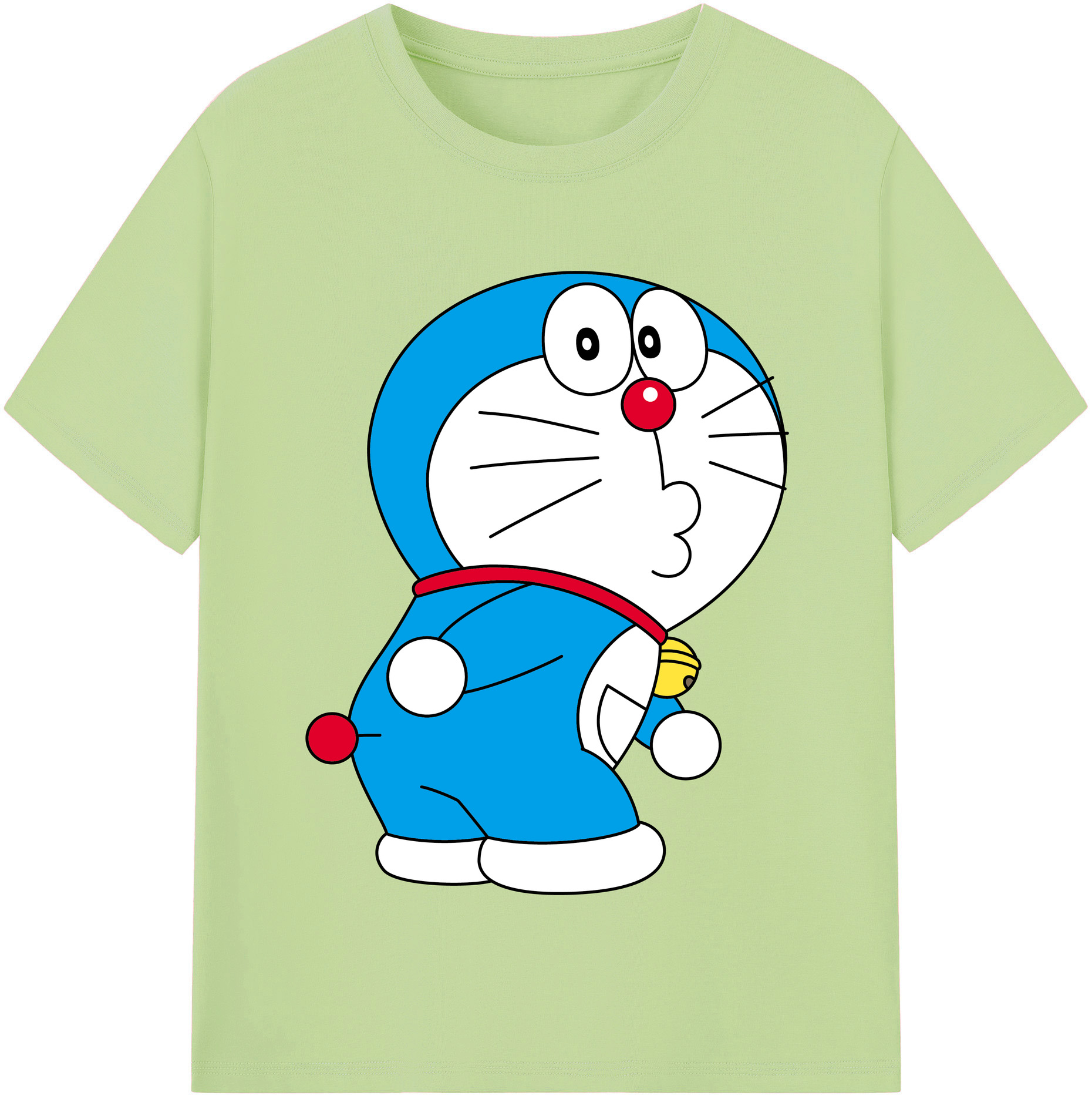 （画像用） ドラえもん Doraemon 綿100％半袖Tシャツ（フロントプリント）